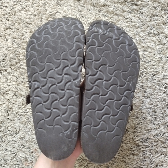 Birkenstock Mayari brown leather toe loop sandals sz 37/6,5 - Picture 7 of 8